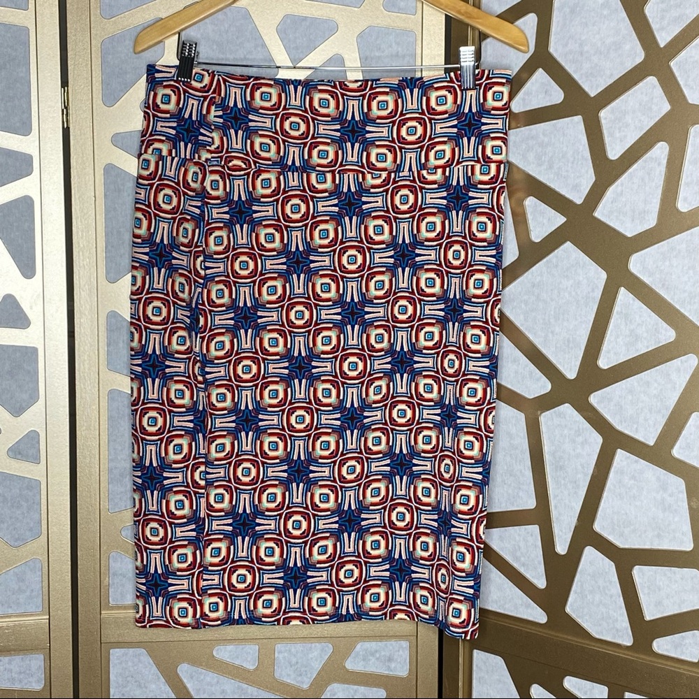 Retro‎ pattern Lularoe Skirt NWT